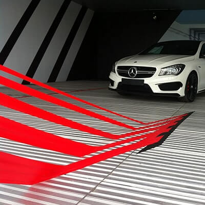 AMG-Mercedes-tape art-commission-DTM-Hockenheimring-2015-featured image