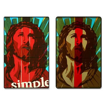 Jesus-portrait-icon-packing-tape-diptych-featured-image