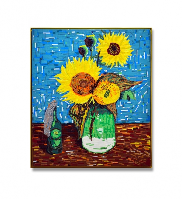 Beitragsbild 2 -Stille Unruhe-Van-Gogh-Ostap-Tape Art-Kunstwerk