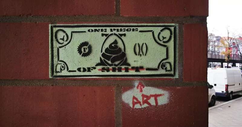 The real underground graffiti- Stencil Street Art by Ostap- Berlin 2017