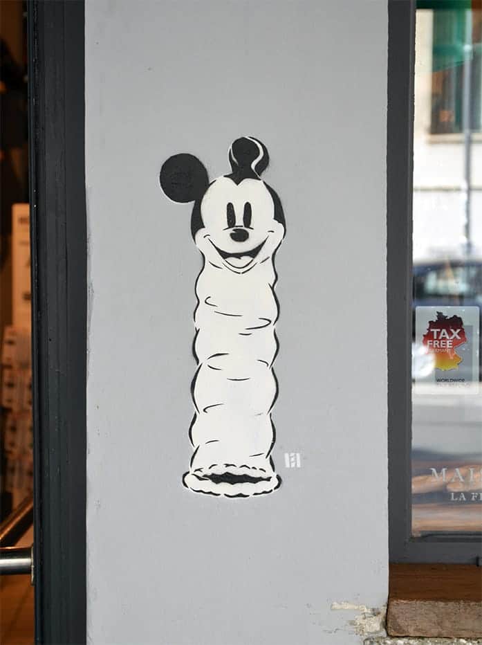 Street art- "Loving Disney"