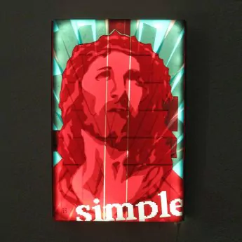 Packing-tape-Jesus-Portrait-Pop-art-Ostap-2013