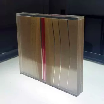 Three-dimensional tape sculpture by Slava Ostap