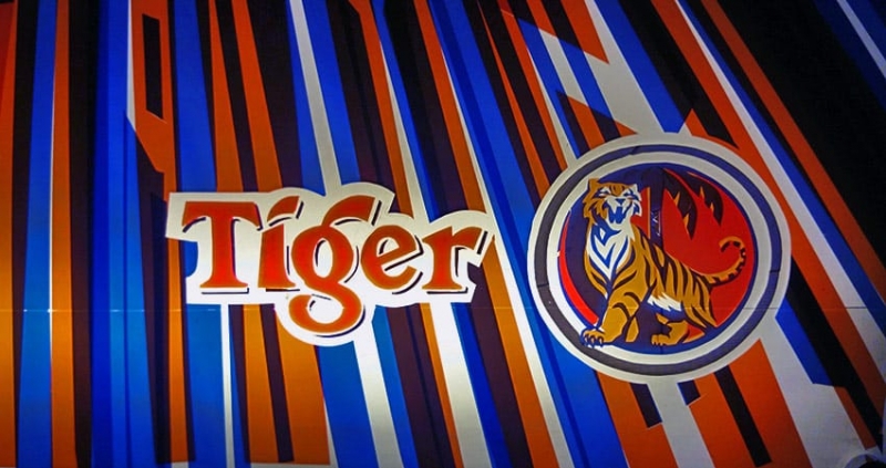 Tiger beer- Customer tape logo