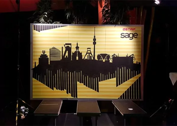 Tape art tour 2016- Dortmund skyline