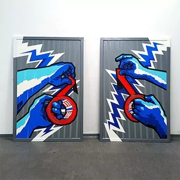 Commissioned tape art-tesa-Ostap projects gallery thumbnail