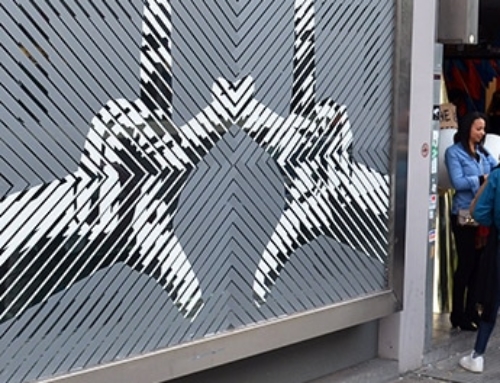 Optical Street Art with Duct Tape