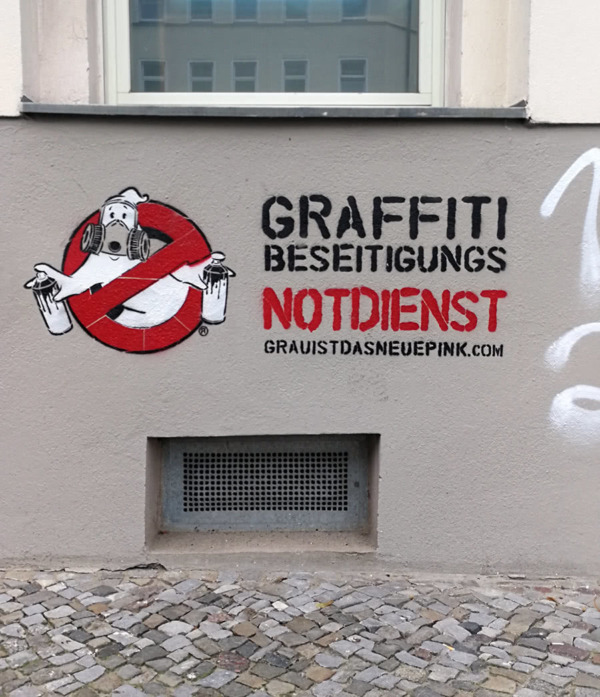 Graffitibeseitigungsnotdienst- Street Art- Schwedter StrBerlin