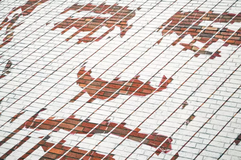 Mural art by Selfmadecrew- Helmuth Huebener portrait in an operating prison