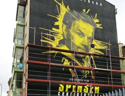 Mark Wahlberg’s Portrait Mural for Netflix