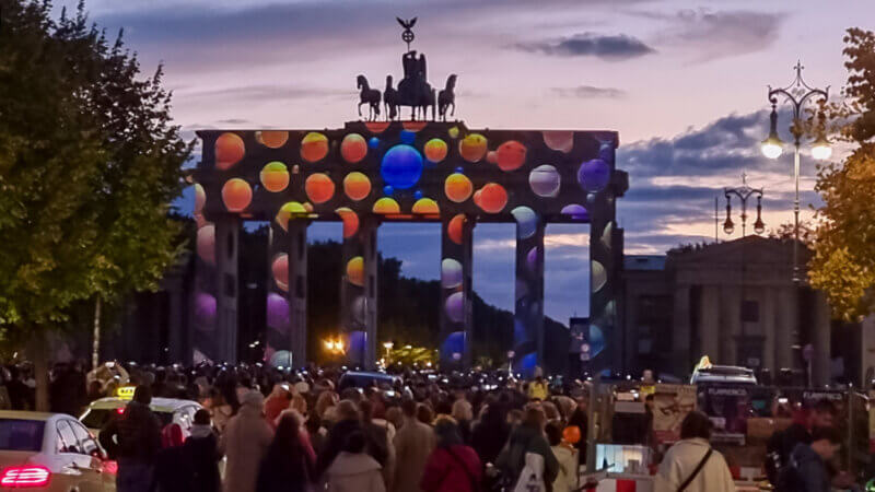 The Berlin festival of lights- Brandenburg Gate