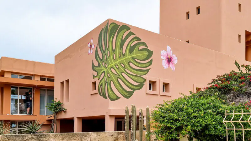 Façade artwork- Nr.5- Mallorca Bikini Island Hotel